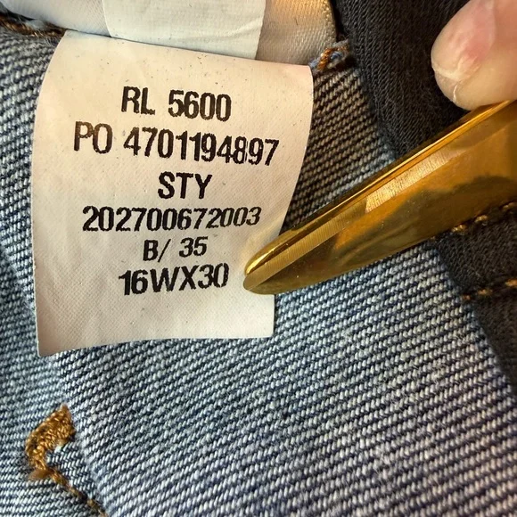 Ralph Lauren Indigo Cropped Straight Jeans - Picture 14 of 14